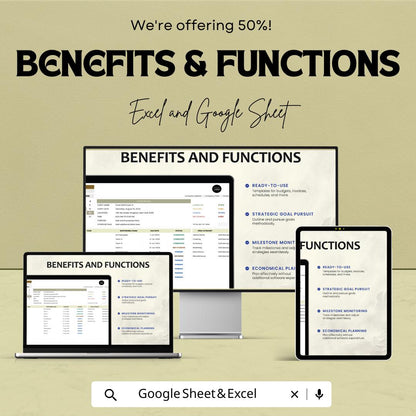 Startup Fundraising Event Planner Sheet – Excel and Google Sheets | Event Budget Tracker | Fundraising Goal Setting & Campaign Planning