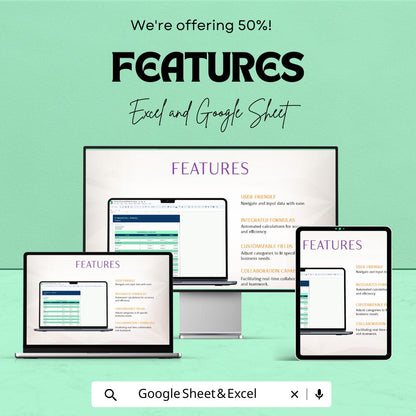 Proforma Financial Model Template | Business Financial Plan Excel & Google Sheets | 3-Year Financial Projection