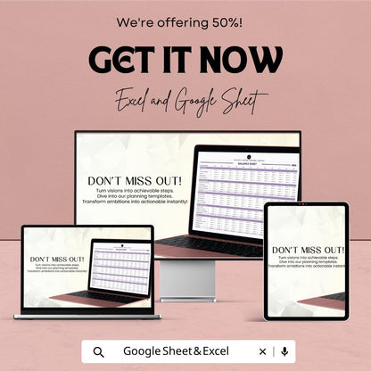 Startup Balance Sheet Template | Business Financial Statement | Balance Sheet Spreadsheet | Startup Finance Template | Excel & Google Sheets