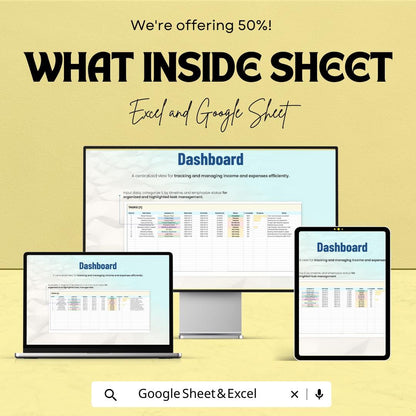 Task Timeline Sheet Template for Excel and Google Sheets | Track Project Deadlines & Milestones | Boost Productivity | 50% Off!