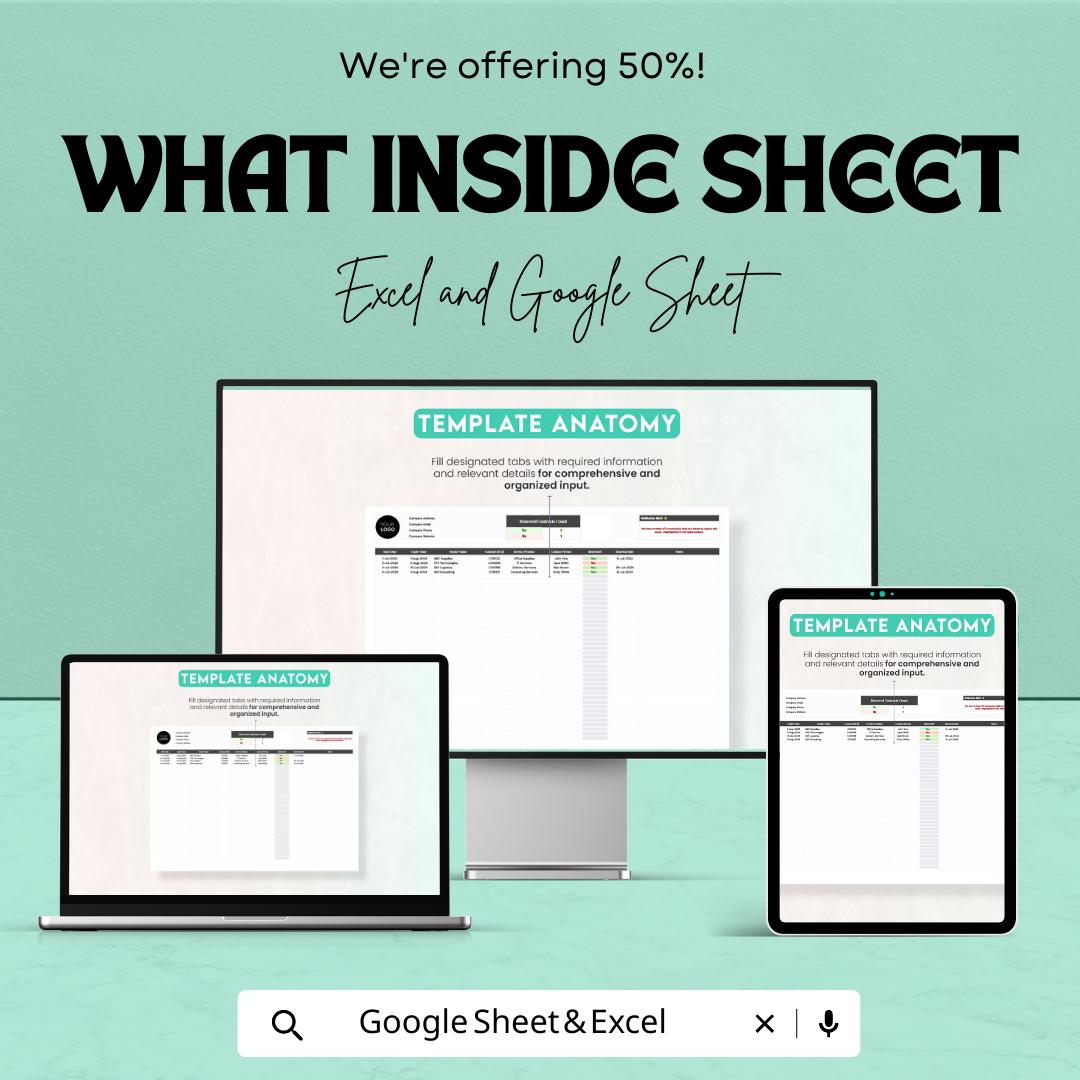 Vendor Contract Expiry Log, Contract Renewal Tracker, Vendor Management Template, Contract Expiration Sheet