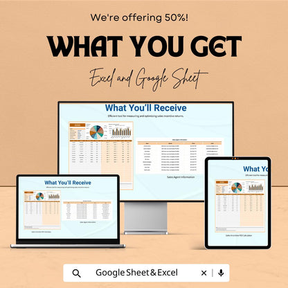 Sales Incentive ROI Calculator Sheet - Excel and Google Sheet for ROI Tracking and Optimization - Commission & Performance Analysis Template