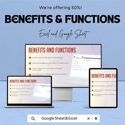 Bookkeeping Invoice Template – Excel and Google Sheet for Easy Tracking | Invoice & Payment Management, Customizable and Professional Design