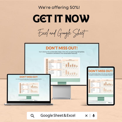 Product Launch ROI Estimator Template | Return on Investment Calculator | Business Planning Spreadsheet | Excel & Google Sheets