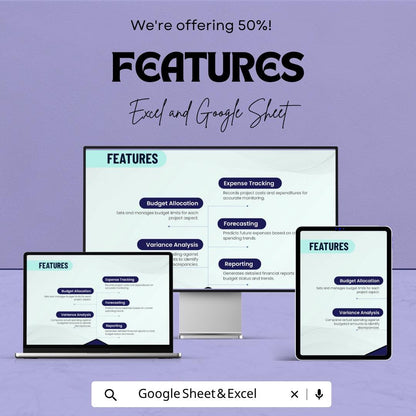 Change Request Log Template | Project Change Tracker | Budget Management Spreadsheet | Excel & Google Sheets Template | Project Management