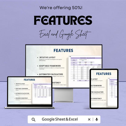 Saving Calculator Sheet | Excel & Google Sheets | Budget and Savings Tracker | Financial Planning Template