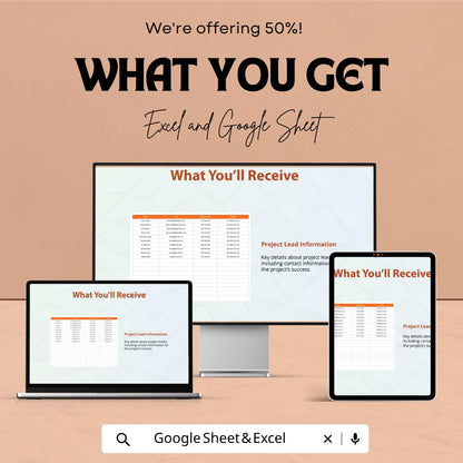 Simple Scorecard Template | KPI Tracker Spreadsheet | Performance Dashboard | Excel & Google Sheets Template | Business Metrics Scorecard