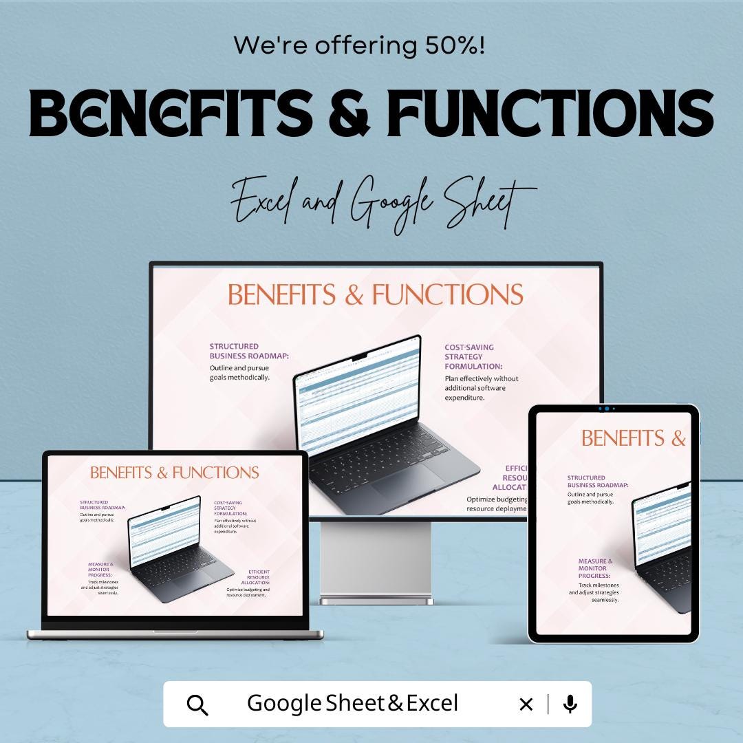 Capital Budgeting Spreadsheet | Excel & Google Sheets Template | Financial Planning and Investment Tool | Business Budgeting
