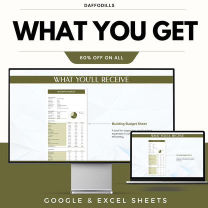 Budget Sales Forecast Template, Sales Forecast Spreadsheet, Business Budget Planner, Revenue Projection Tool, Google Sheets Excel