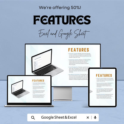 Balance Sheet Quarterly Template | Financial Statement Template | Business Finance Tracker | Quarterly Reporting Sheet | Accounting Template