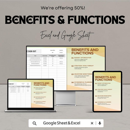 Open House Sign Out Sheet | Real Estate Sign-In Template | Excel & Google Sheets | Property Viewing Sign-In Sheet | Editable Open House Log