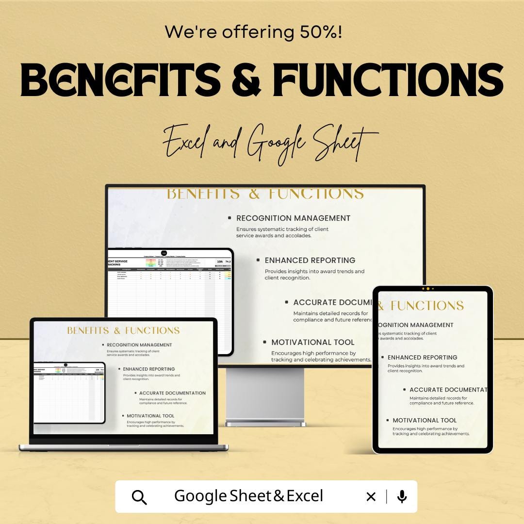 Legal Client Service Award Tracking Template, Law Firm Recognition Tracker, Attorney Performance Sheet, Excel Google Sheets Legal Dashboard