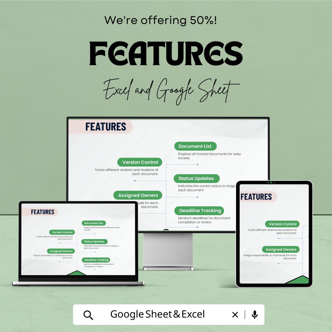 General Project Tracking Template | Project Management Tracker Excel & Google Sheets | Task Progress Dashboard | Project Planner Spreadsheet