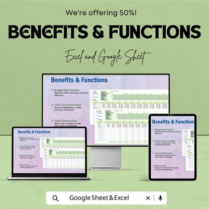 Advertising Media Spend Allocation Chart Template | Excel and Google Sheets | Marketing Budget Planner | Media Spend Tracker | Ad Budget