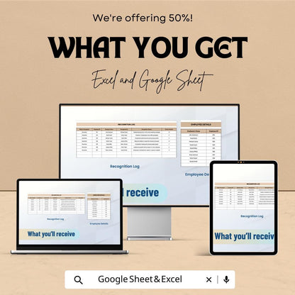 Peer-to-Peer Recognition Points Tracker HR Sheet | Excel & Google Sheets Template | Employee Recognition Tracker