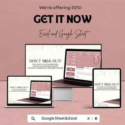 Performance KPI Dashboard | Excel & Google Sheets Dashboard Template | KPI Tracker | Business Analytics Report | Editable Dashboard
