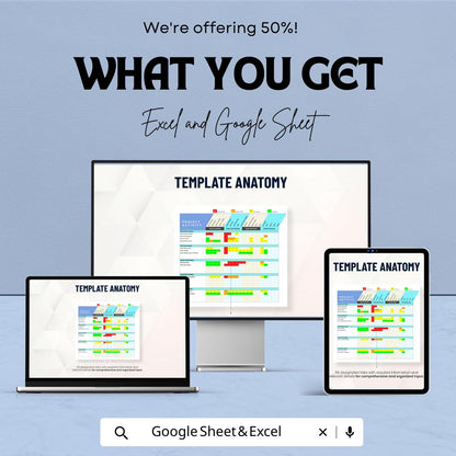 Project RACI Chart Template | Responsibility Matrix | Project Management Tool | Excel & Google Sheets