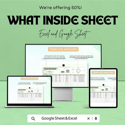 Startup Press Release Distribution Tracker | PR Outreach Spreadsheet | Media Pitch Log | Excel & Google Sheets