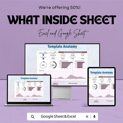 Digital Marketing Analytics Report Advertising Template | Marketing KPI Report | Ad Performance Tracker | Digital Marketing Report Template