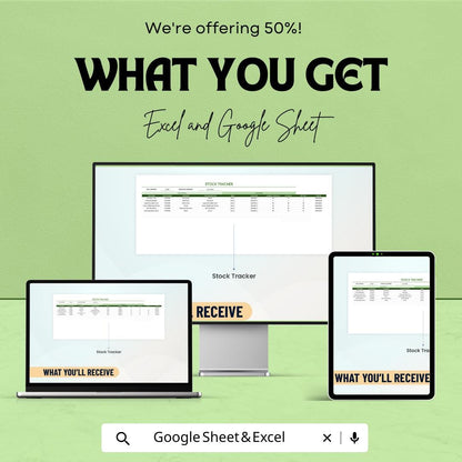 Basic Inventory Template | Stock Management Sheet | Excel & Google Sheet Tracker | Item Log | Small Business Inventory Tracker