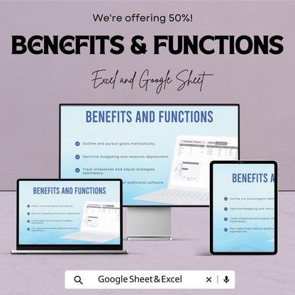 Tracker Format Sheet for Excel and Google Sheets – Budget & Expense Tracker Template | Customizable Format for 2024 | Expense Management