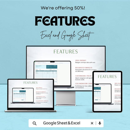 Simple Invoice Sheet | Excel & Google Sheets Template for Effortless Invoicing