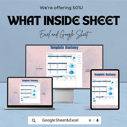 Basic Budget Planner Template  | Personal Finance Tracker | Monthly Budget Spreadsheet | Expense & Income Tracker