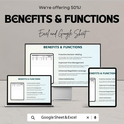 Sales Quote Expiry Date Tracker Template | Excel & Google Sheet | Quote Expiration Tracker | Sales Management Sheet | Quote Monitoring Tool