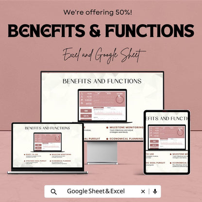 Performance KPI Dashboard | Excel & Google Sheets Dashboard Template | KPI Tracker | Business Analytics Report | Editable Dashboard