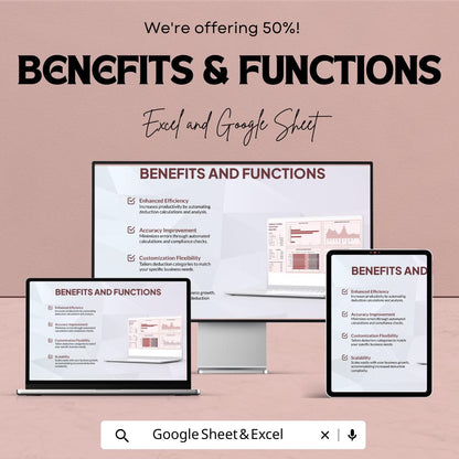 Finance Payroll Deduction Analysis Template | Payroll Dashboard | Employee Deduction Tracker | Excel & Google Sheets | HR Finance Report