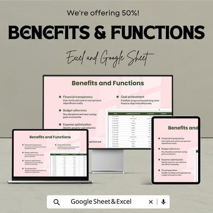 Trucking Expense Template | Truck Driver Expense Tracker | Excel & Google Sheets | Owner Operator Accounting | Fleet Expense Log