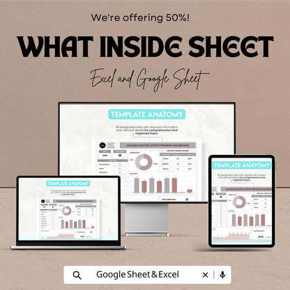 Hazard Control Effectiveness Dashboard | Excel and Google Sheet | Safety & Compliance Tracking | Hazard Management Tool