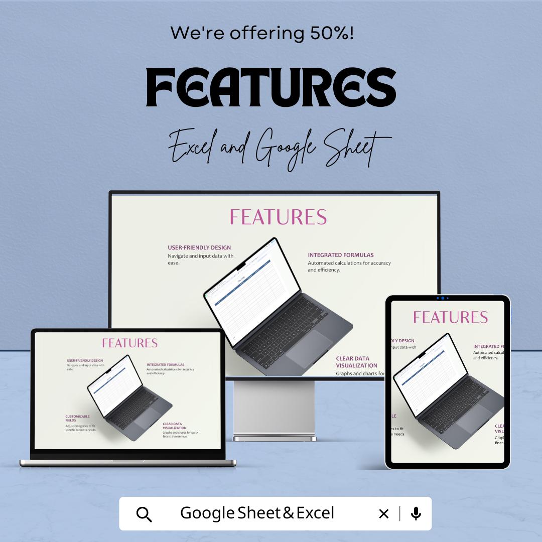 Simple Call Logs Template | Excel & Google Sheets | Call Tracking Spreadsheet | Business Log Sheet | Customer Call Record Template