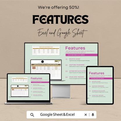 Employee Data Privacy Compliance Checker HR Template | HR Data Protection Tracker | Employee Consent Management Spreadsheet