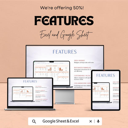 Digital Download Excel & Google Sheets | Personal Finance Tracker | Monthly Expense Budgeting Template