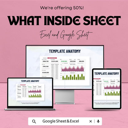 Departmental Financial Report Sheet | Google Sheets | Budget Tracking | Departmental Analysis | Financial Planning | Budget Management