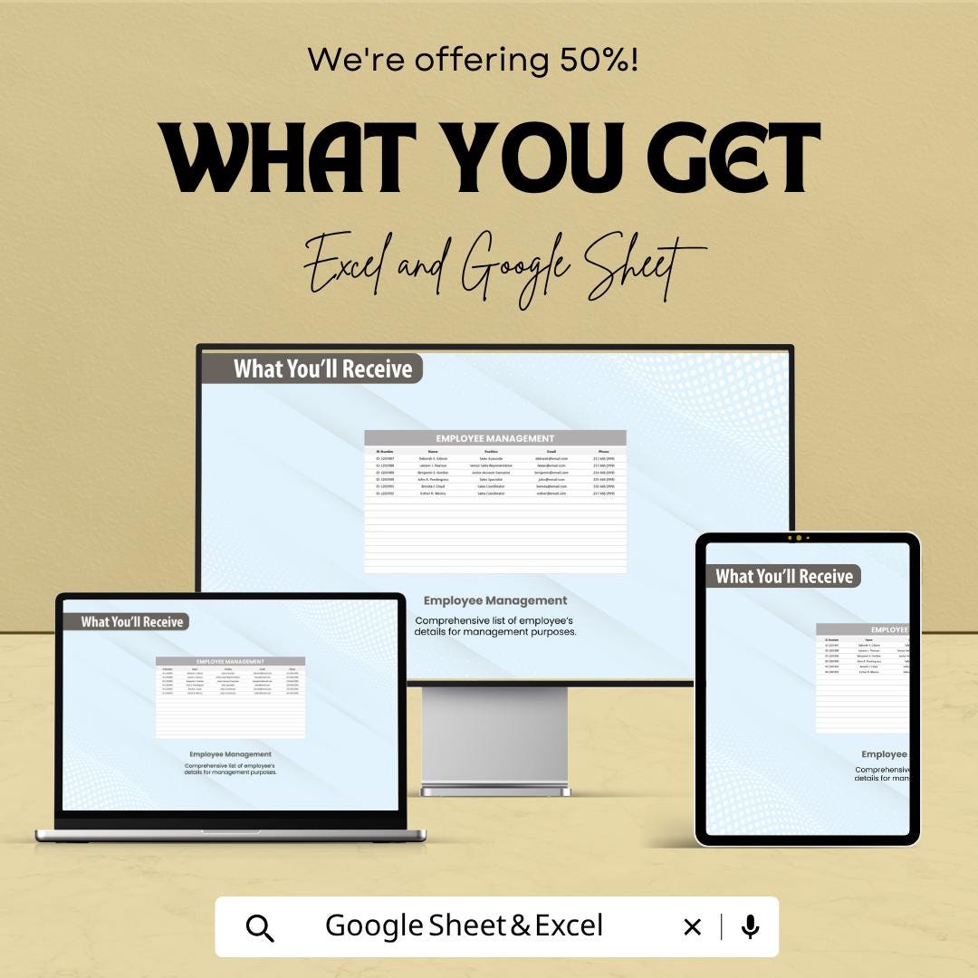 Simple Operations Template | Business Operations Tracker | Excel & Google Sheets Template | Workflow Management Spreadsheet |
