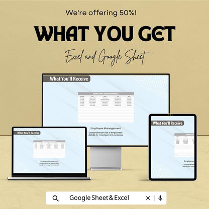 Simple Operations Template | Business Operations Tracker | Excel & Google Sheets Template | Workflow Management Spreadsheet |