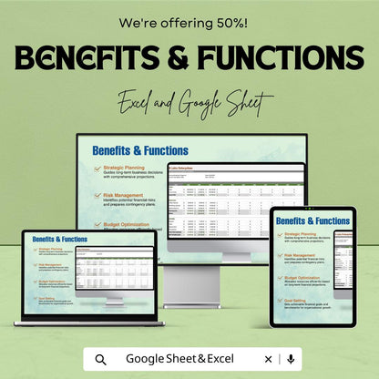 10 Year Financial Projections Template | Income Statement, Balance Sheet, Cash Flow Forecast | Business Finance Planner