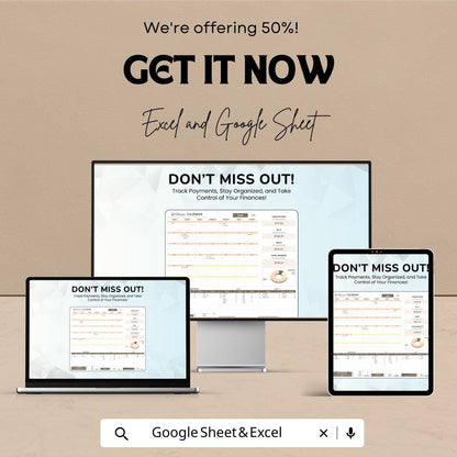 Bill Planner Calendar Sheet for Excel & Google Sheets | Monthly Bill Tracker Template | Budget Planner | Instant Download