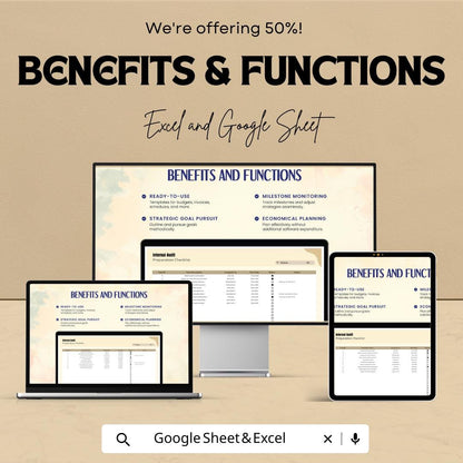 Internal Audit Preparation Checklist Sheet - Excel and Google Sheet Template for Audit Planning | Task Management & Compliance Tracking
