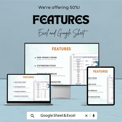 Price Calculator Template | Cost Calculator | Pricing Sheet | Product Costing Tool | Budget Calculator | Editable Spreadsheet