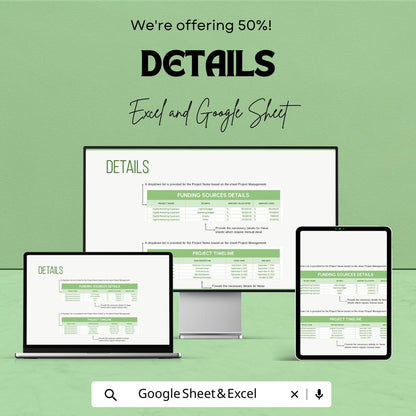 IT Capital Budgeting Template, IT Project Budget Spreadsheet, Tech Budget Planner, Capital Expense Tracker, Excel Google Sheets