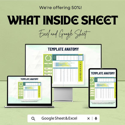 Advanced Financial Investment Forecasting Template | Business Budget Planner | Financial Projection Dashboard | Excel & Google Sheets
