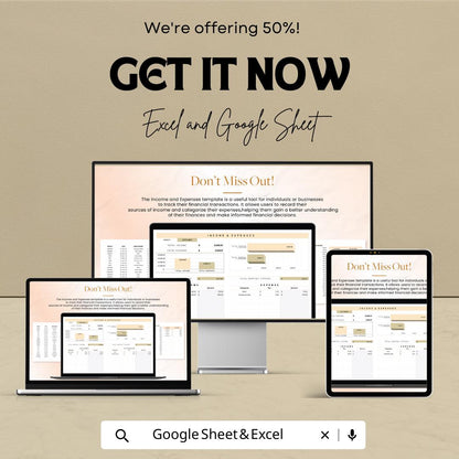 Income and Expense Tracker Sheet | Budget Planner Template | Business Income Expense Log |  Budget Tracker | Financial Tracker Template