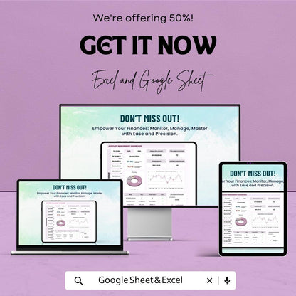 Account Management Dashboard | Google Sheet Template for Finance, Sales & Performance Tracking | Monitor Revenue and Accounts Effectively