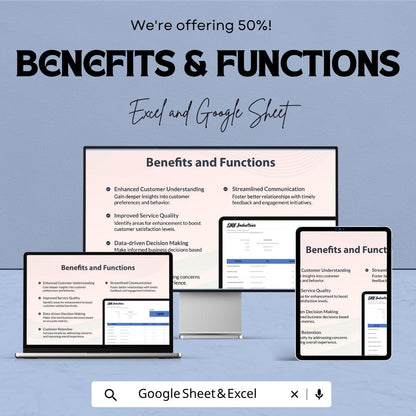 Customer Scorecard Template | Customer Satisfaction Tracker | KPI Dashboard | Performance Scorecard | Client Evaluation Tool
