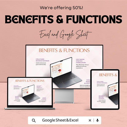 50 30 20 Budget Template | Monthly Budget Spreadsheet | Personal Finance Planner | Excel & Google Sheets