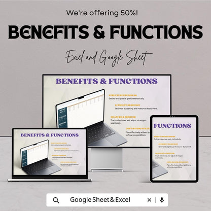 Debt List Template | Excel & Google Sheets Debt Tracker | Debt Payoff Spreadsheet | Personal Finance Organizer | Editable Debt Planner