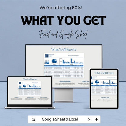 Education Capital Expenditure Template | School Budget Planner | Education Expense Tracker | Excel & Google Sheets | Capital